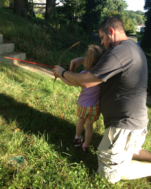 Archery for a 3 Year Old - 1